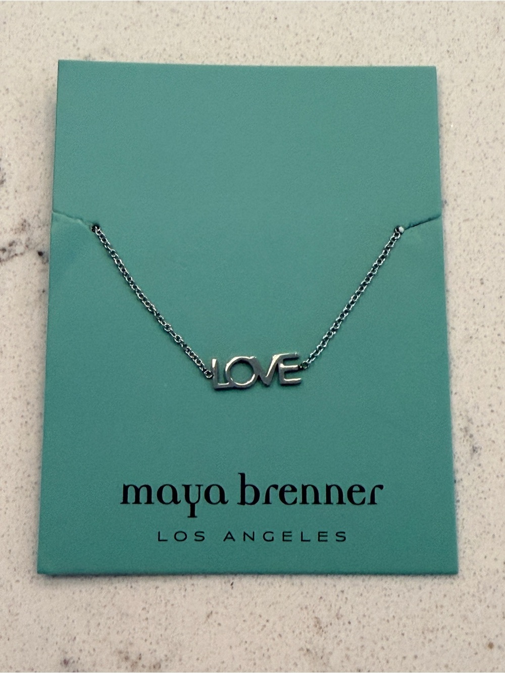 Maya Brenner Silver LOVE Bracelet